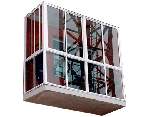 Алюминиевое остекление балконов в Нефтекамске