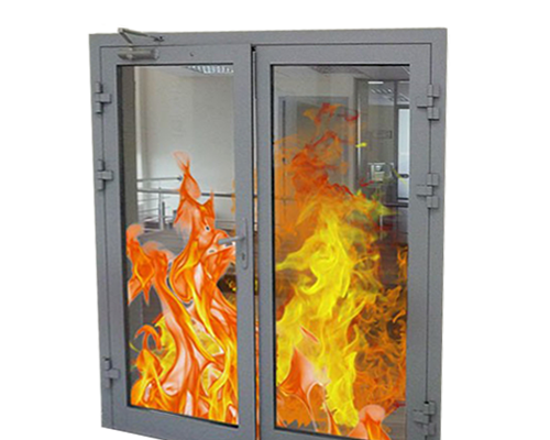 Противопожарные алюминиевые двери в Нефтекамске